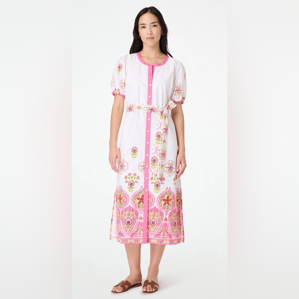NWT ROLLER RABBIT Fontana Border Sutton Caftan XS